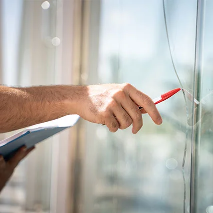 broken glass repair in Ormond Beach, FL